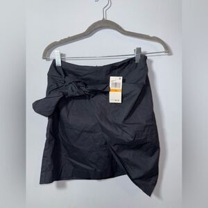 LUSH Navy Blue Twist Knot Mini Skirt Size Small NWT